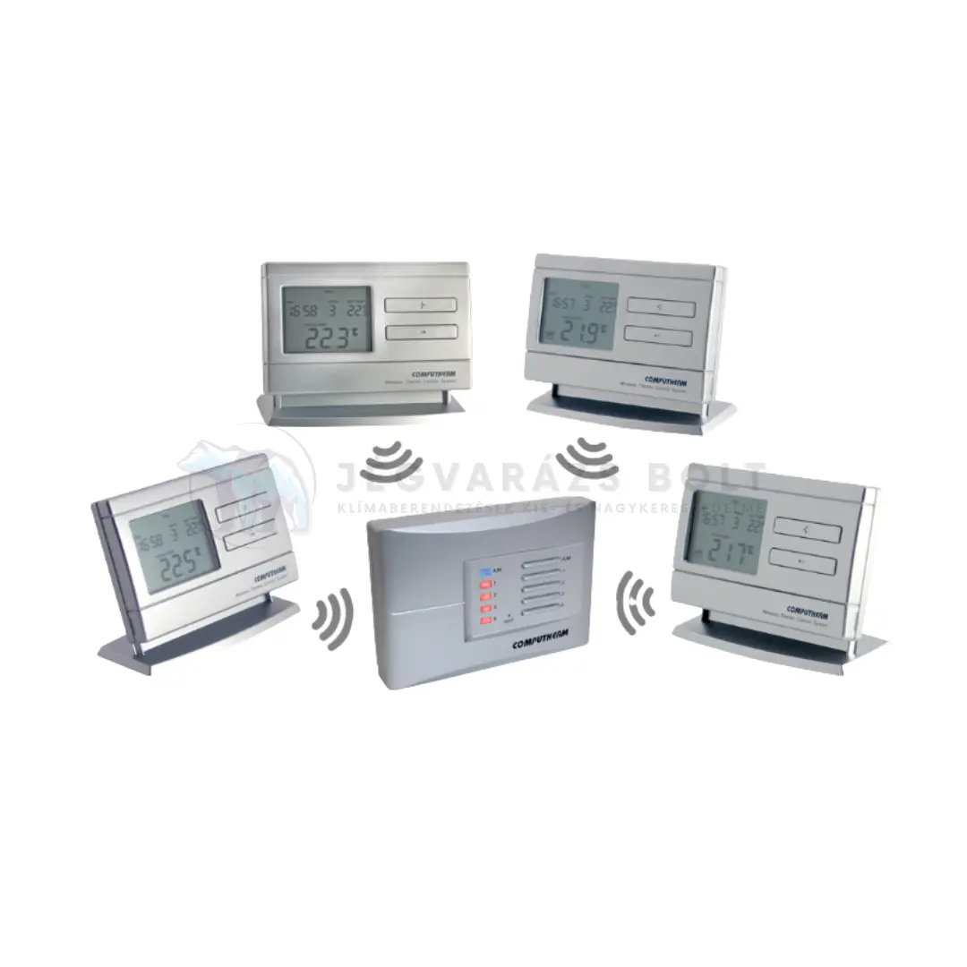 SZOBATERMOSZTÁT Q8RF MULTI ZÓNÁS, DIGITÁLIS, PROGRAMOZHATÓ, RÁDIÓFREKVENCIÁS COMPUTHERM