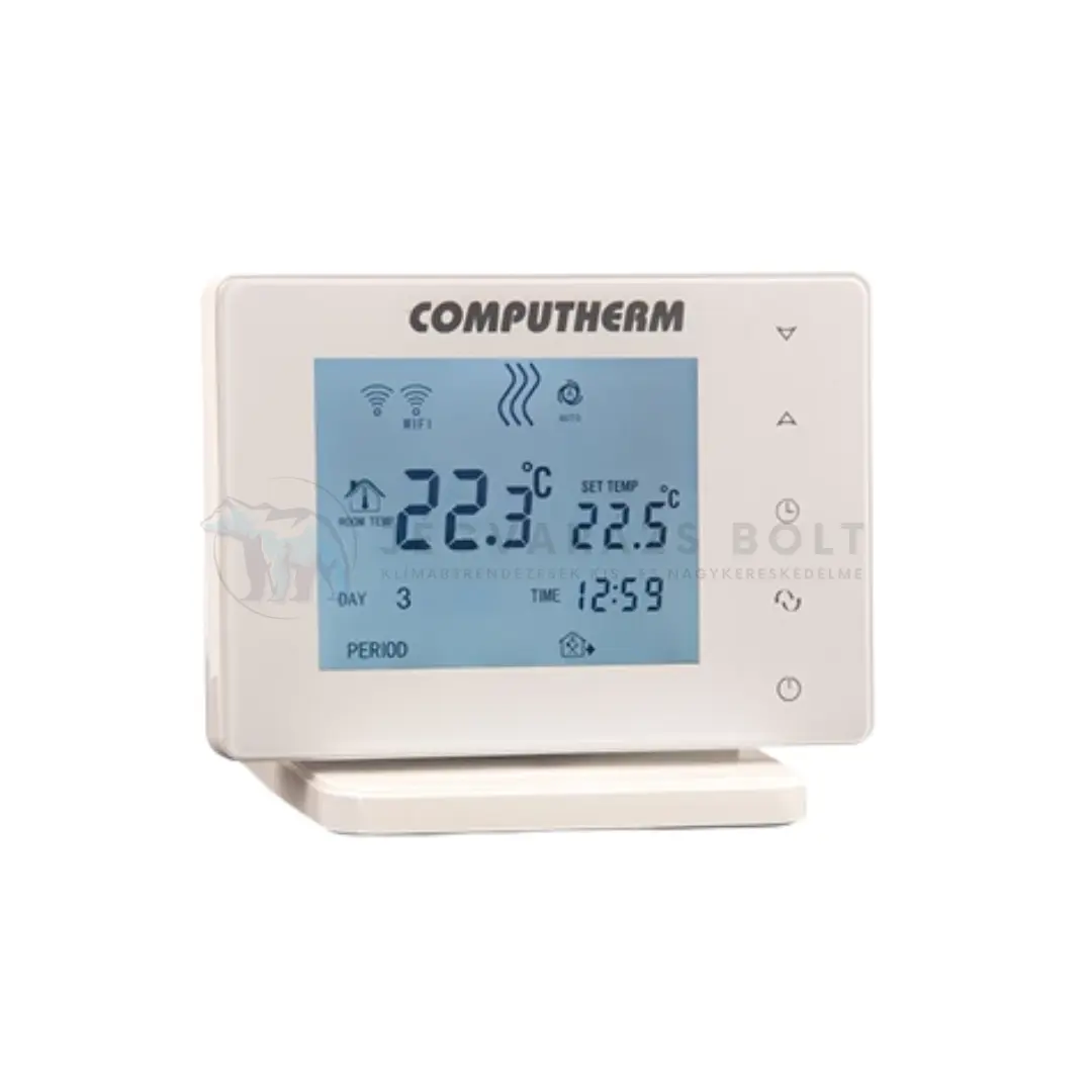 SZOBATERMOSZTÁT E400RF WIFI VEZETÉK NÉLKÜLI ÉRINTŐGOMBOS VEZÉRLŐVEL