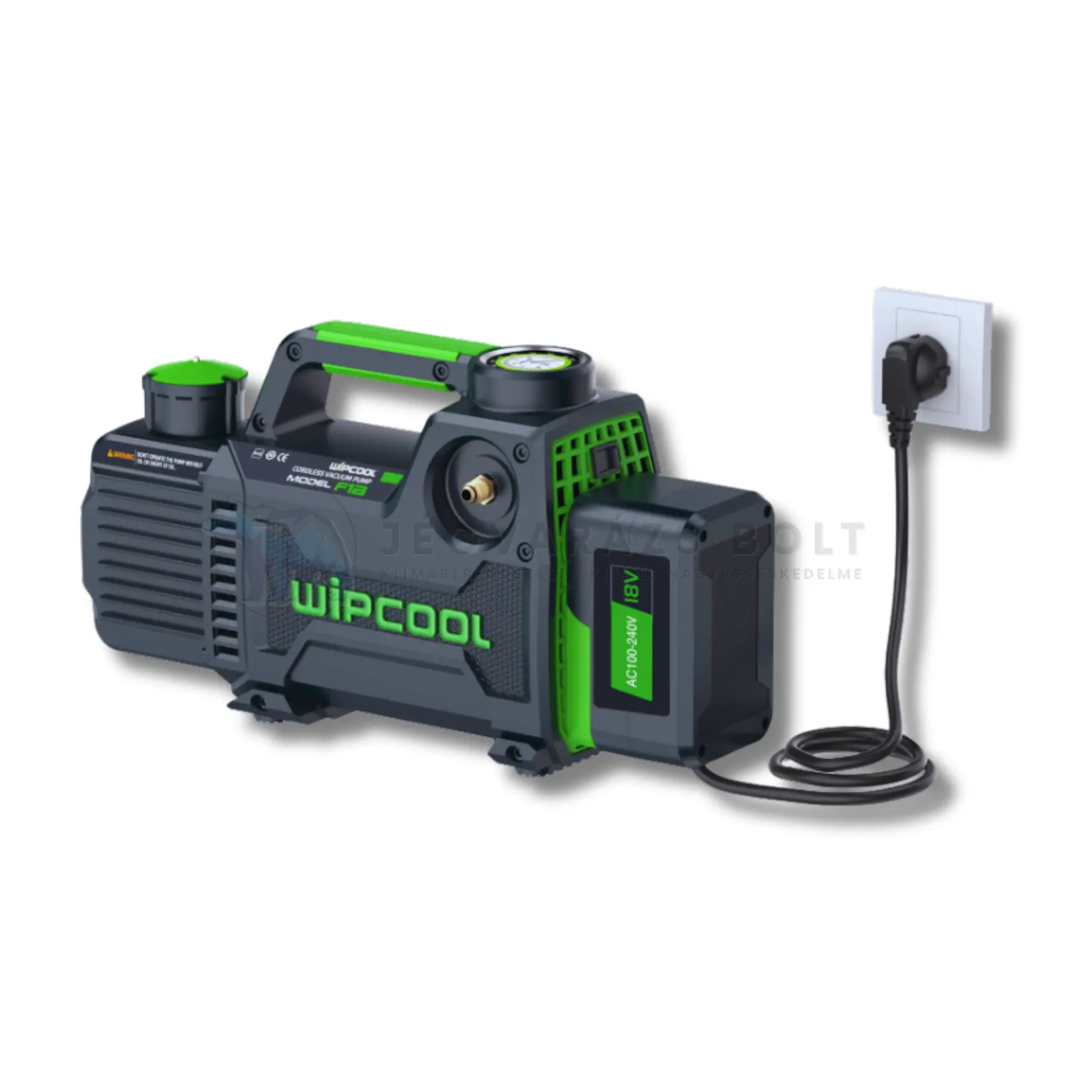 WIPCOOL 2F1BR VÁKUUMSZIVATTYÚ 71/L/MIN (AKKUMULÁTOR NÉLKÜL)