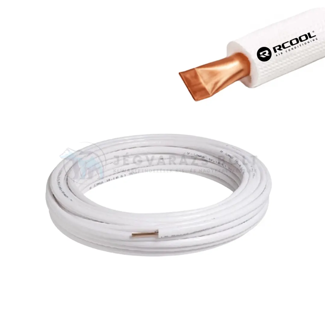 RÉZCSŐ 6x1mm SZIGETELT (RCOOL PRÉMIUM) 25 m/tekercs, 1/4"